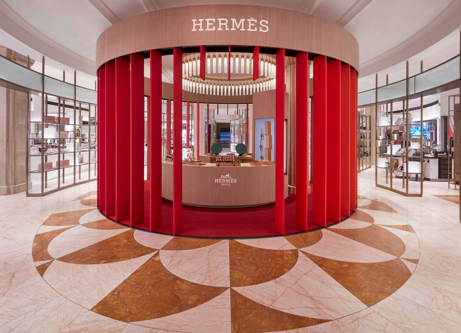 Hermès Beauty Harrods Pop Up | STOREYSTUDIO
